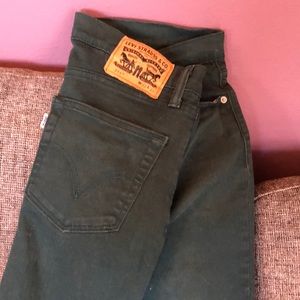 Green skinny/ stretch Levi’s